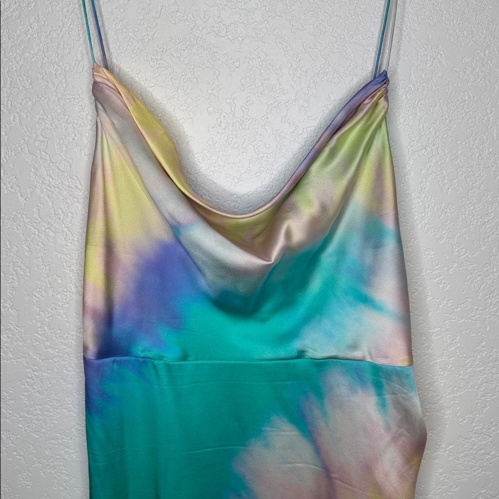Retrofete Marlene Dress in Multi Tie Dye XL - Picture 4 of 15
